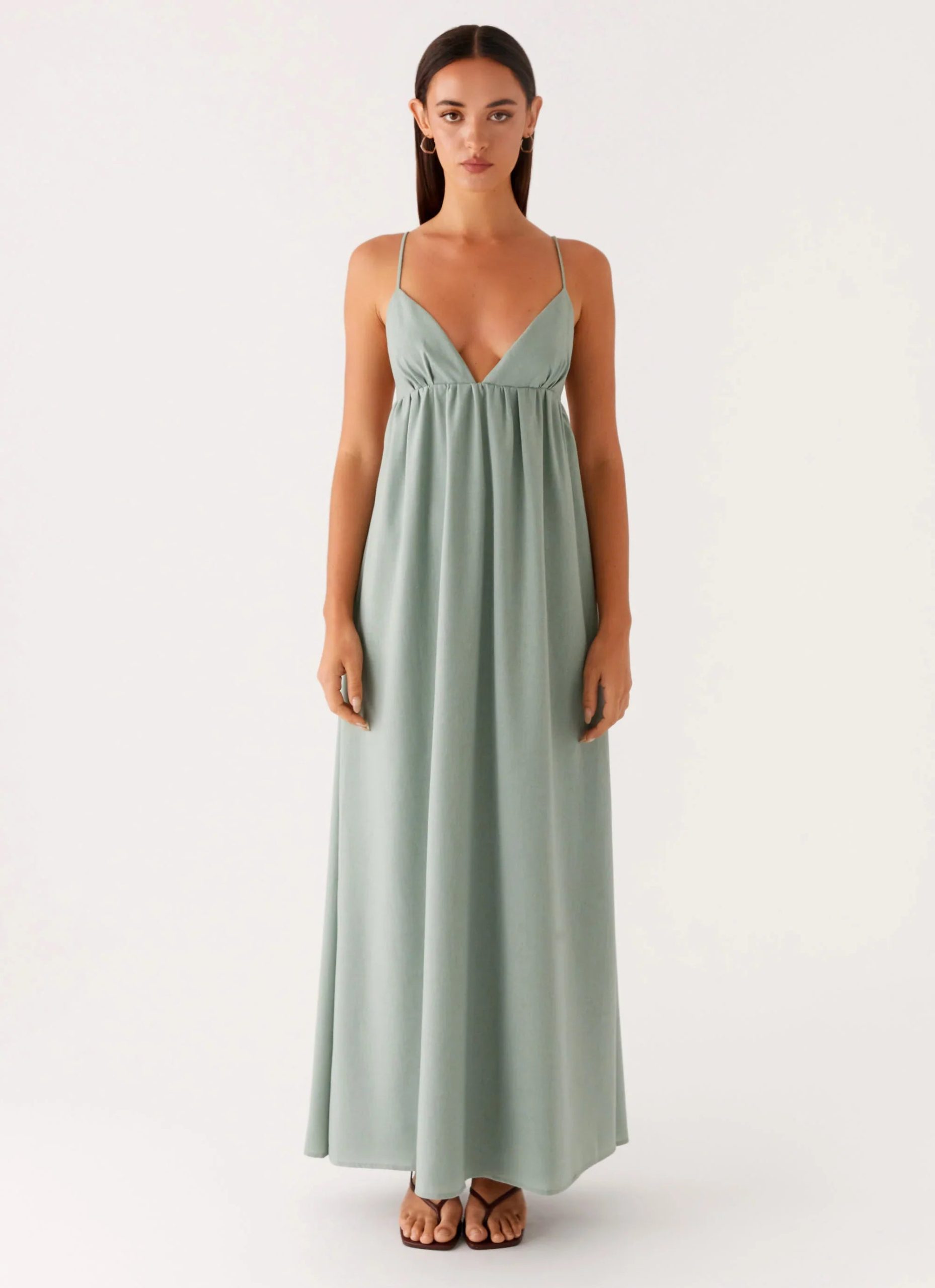 Greer Maxi Dress - Sage - Image 2