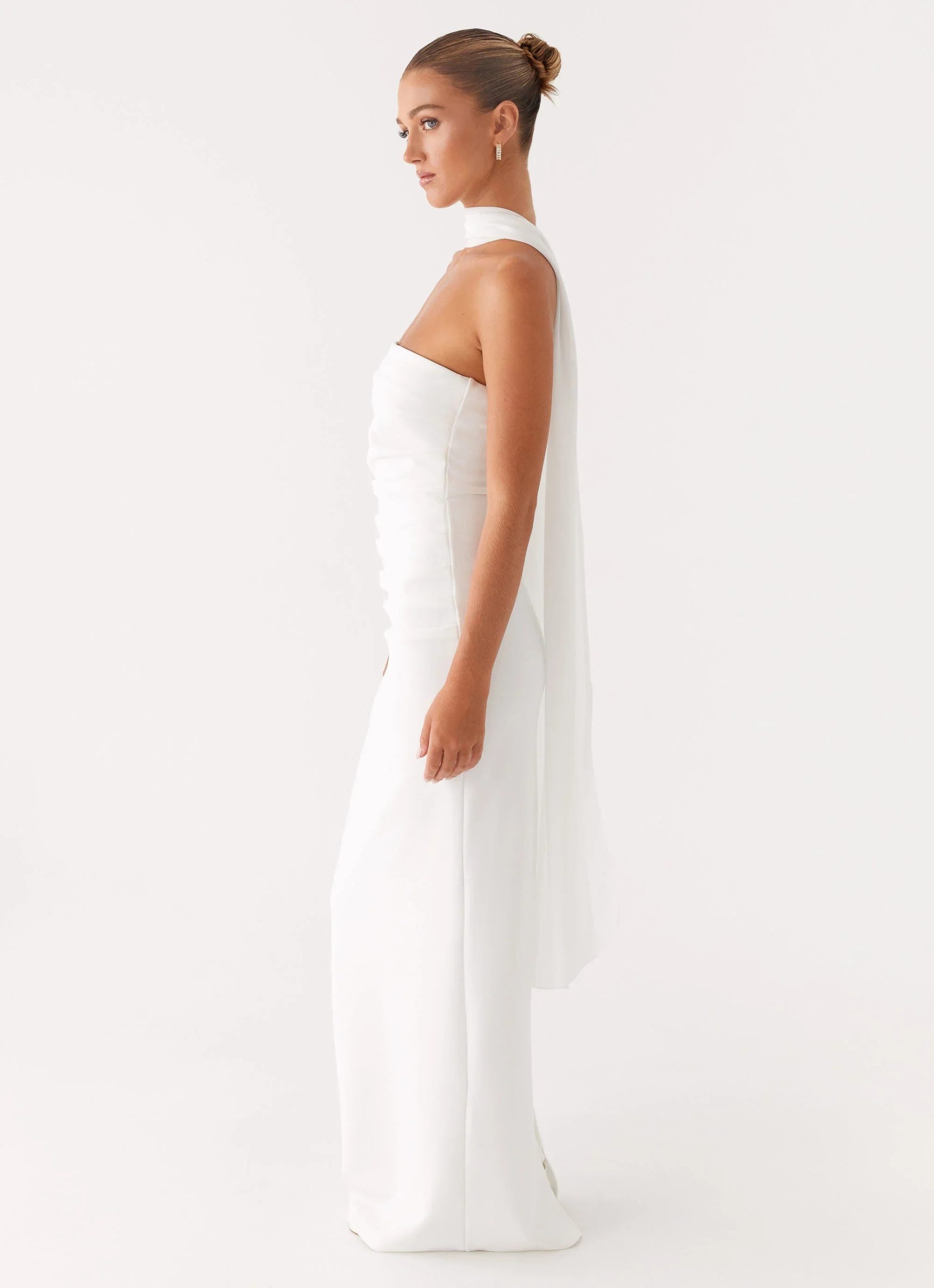 Libra Maxi Dress - White - Image 3