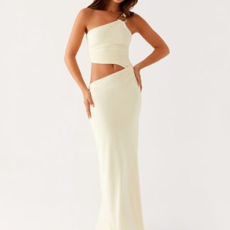 Peta Maxi Dress - Yellow