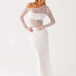Take Your Time Maxi Dress - White