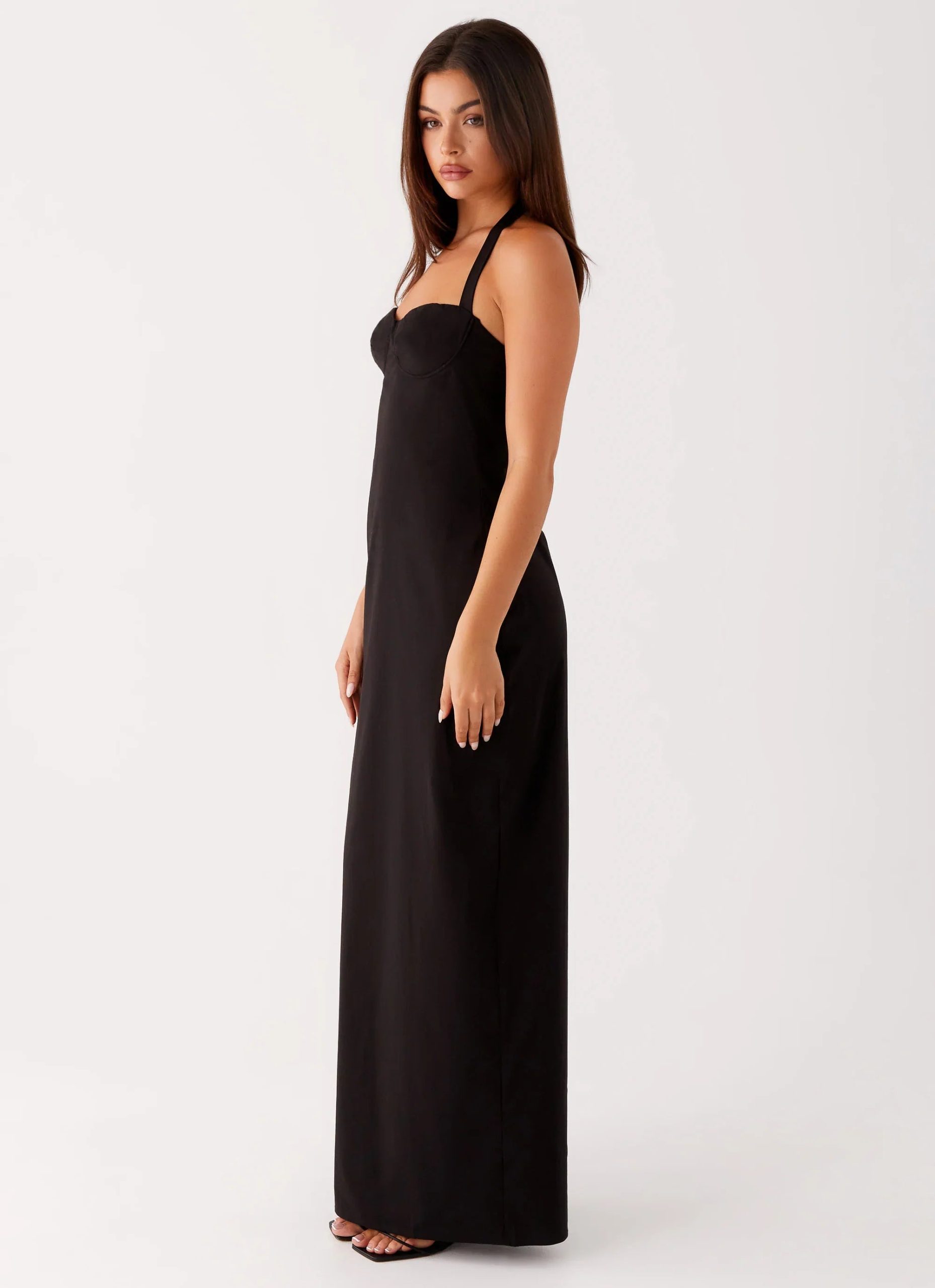 Cheryl Maxi Dress - Black - Image 3