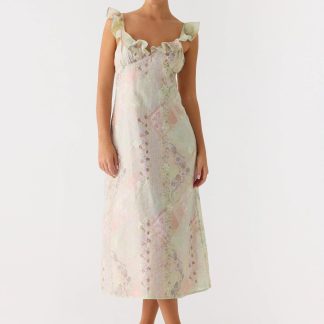 Europa Midi Dress - Mystic Paisley
