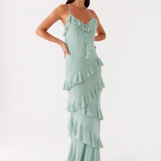 Country Club Maxi Dress - Sage