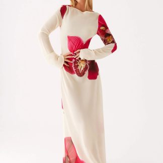 Lorde Maxi Dress - Orchid Yellow