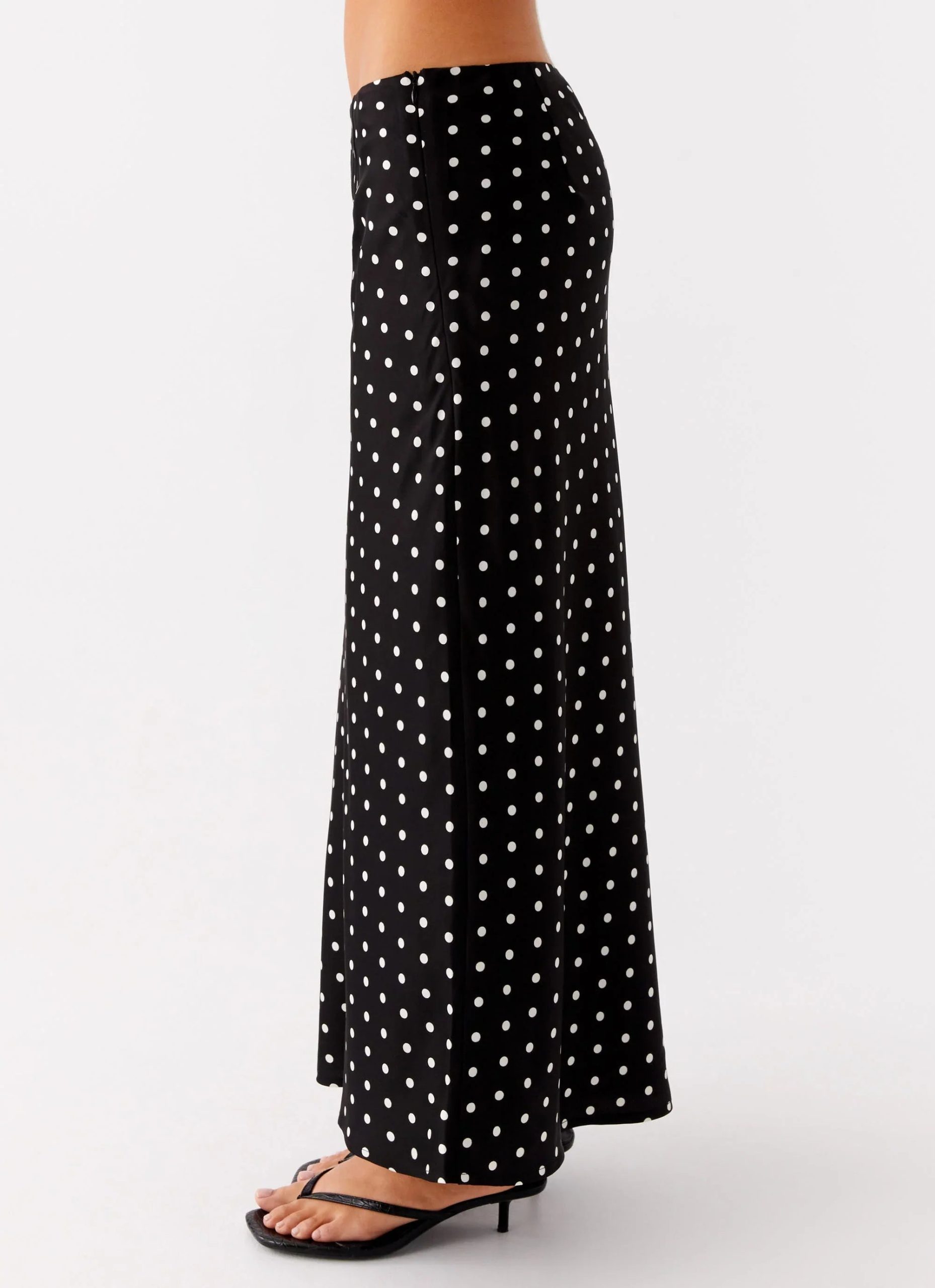 Breanne Midi Skirt - Black Polka Dot - Image 2