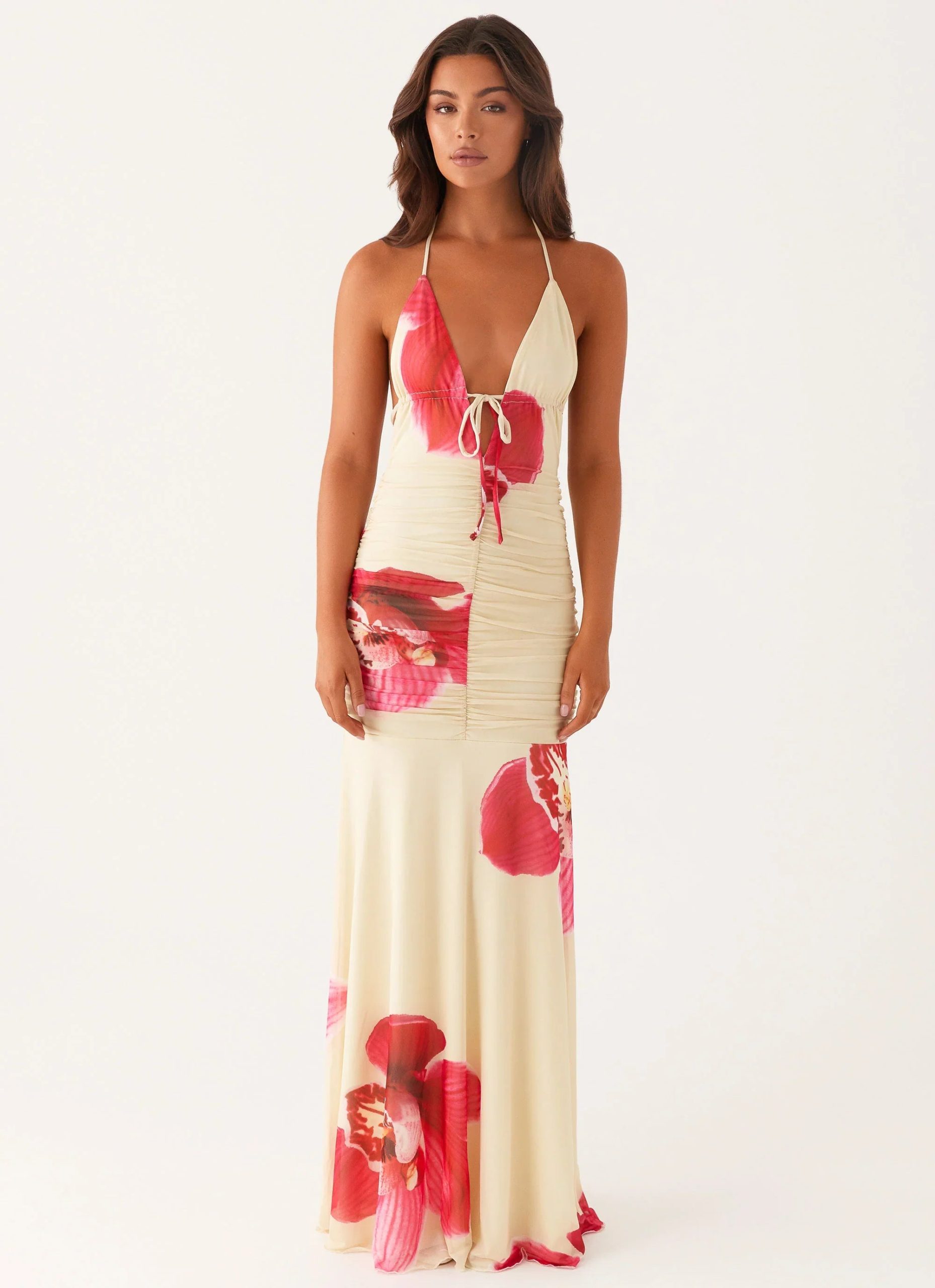 Hollywood Maxi Dress - Orchid Yellow - Image 2