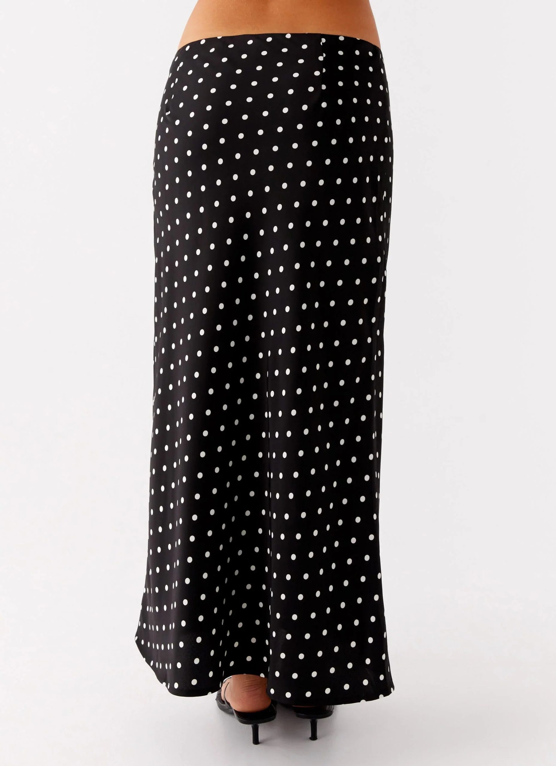 Breanne Midi Skirt - Black Polka Dot - Image 3