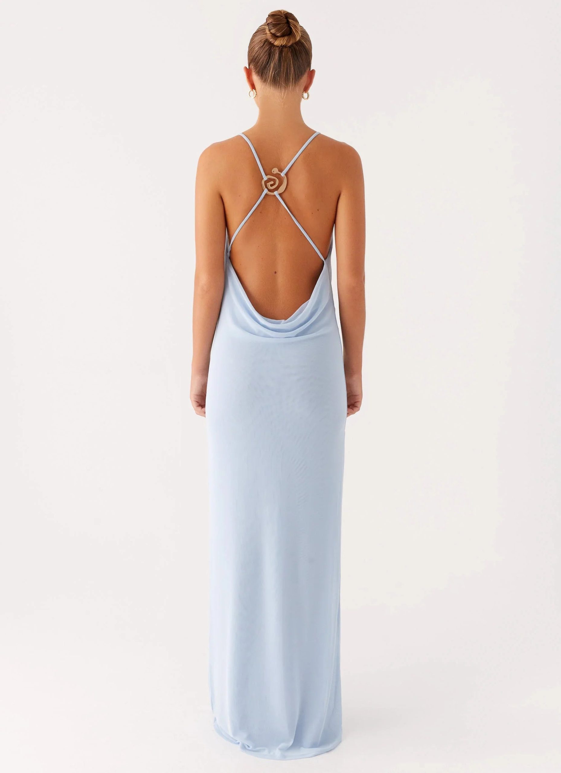 Game Player Maxi Dress - Blue - Image 3